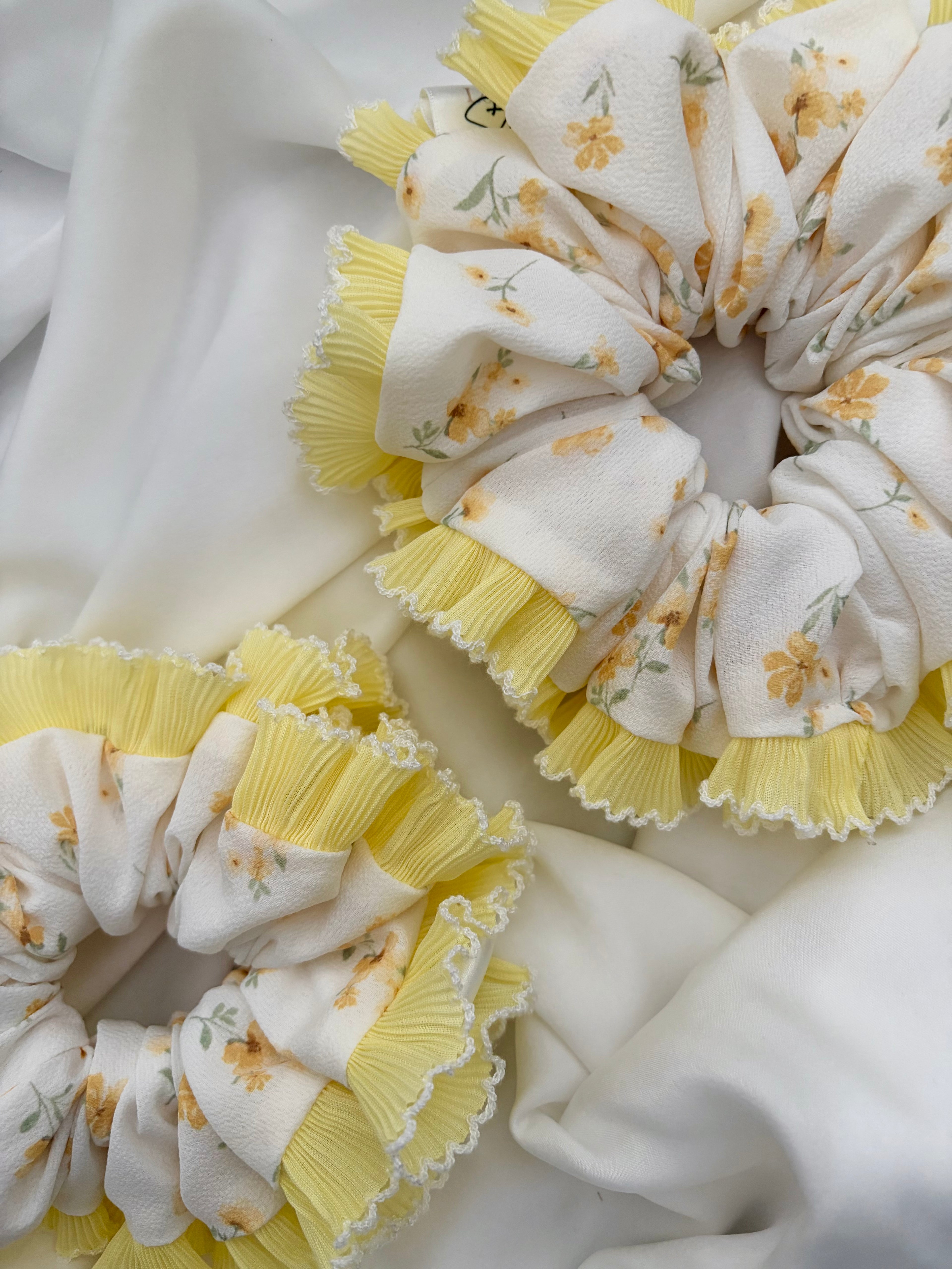 Buttercup Bloom Scrunchie