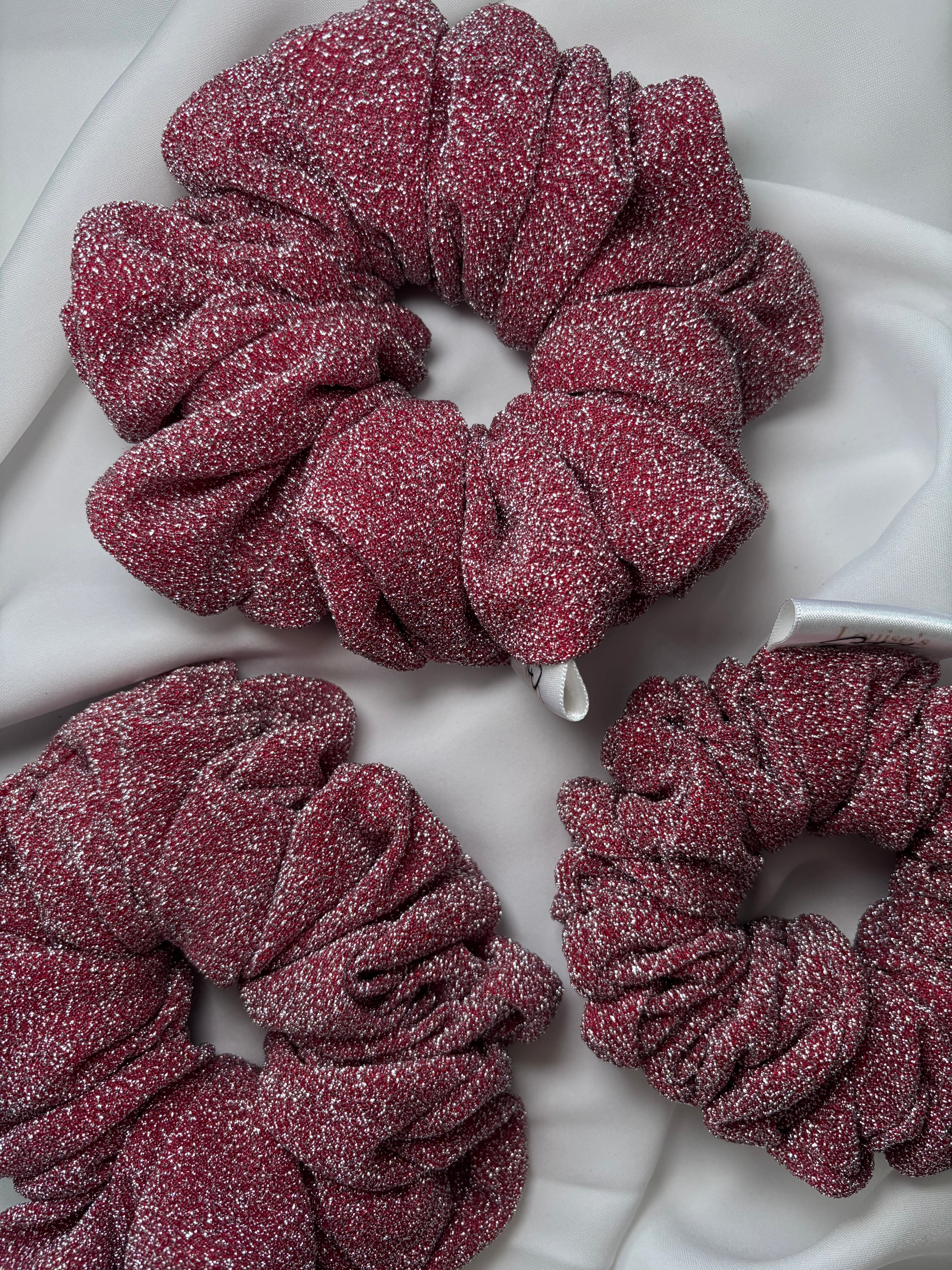 Frosted Berry Scrunchie