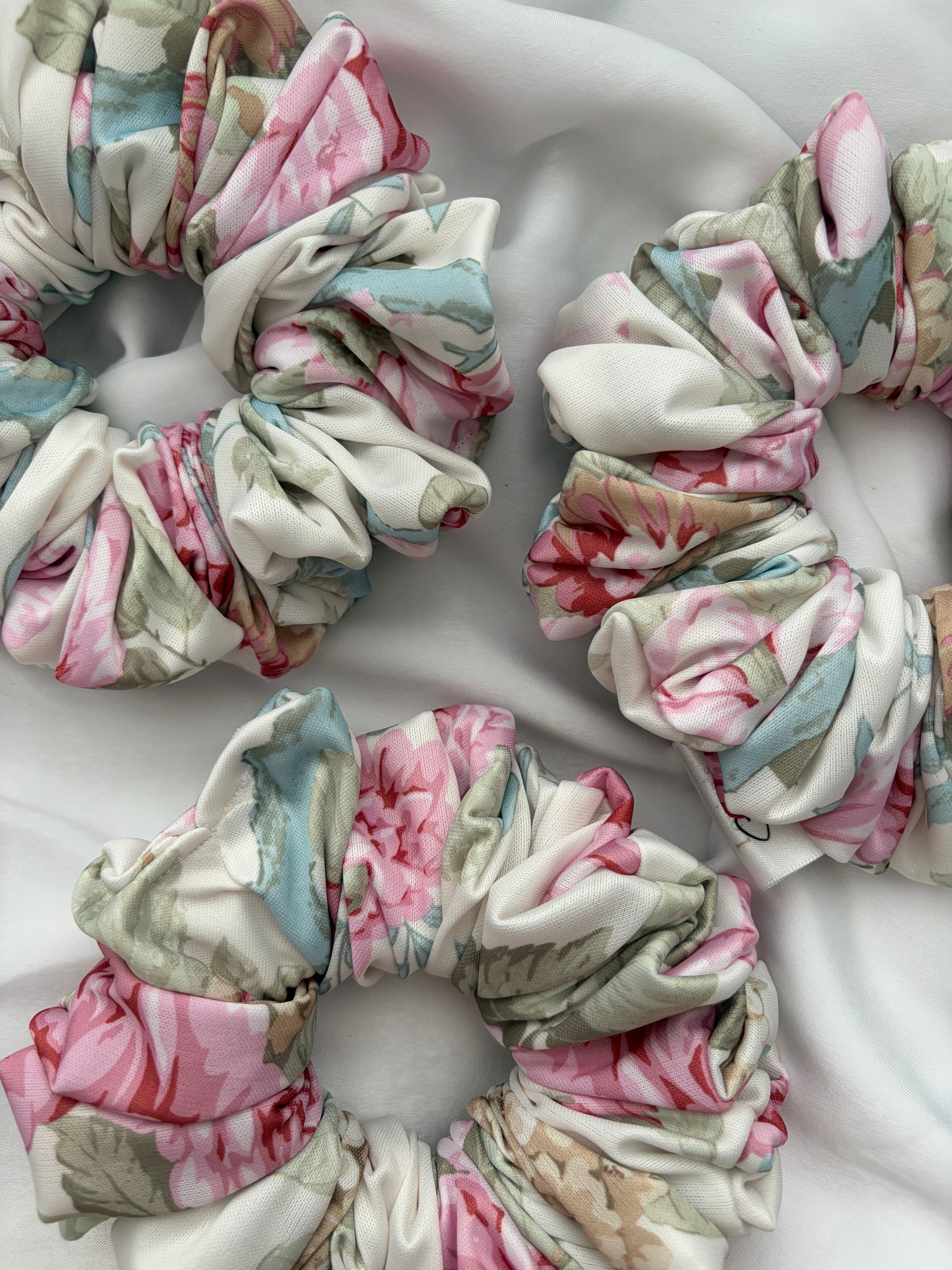 Vintage Rose Scrunchie