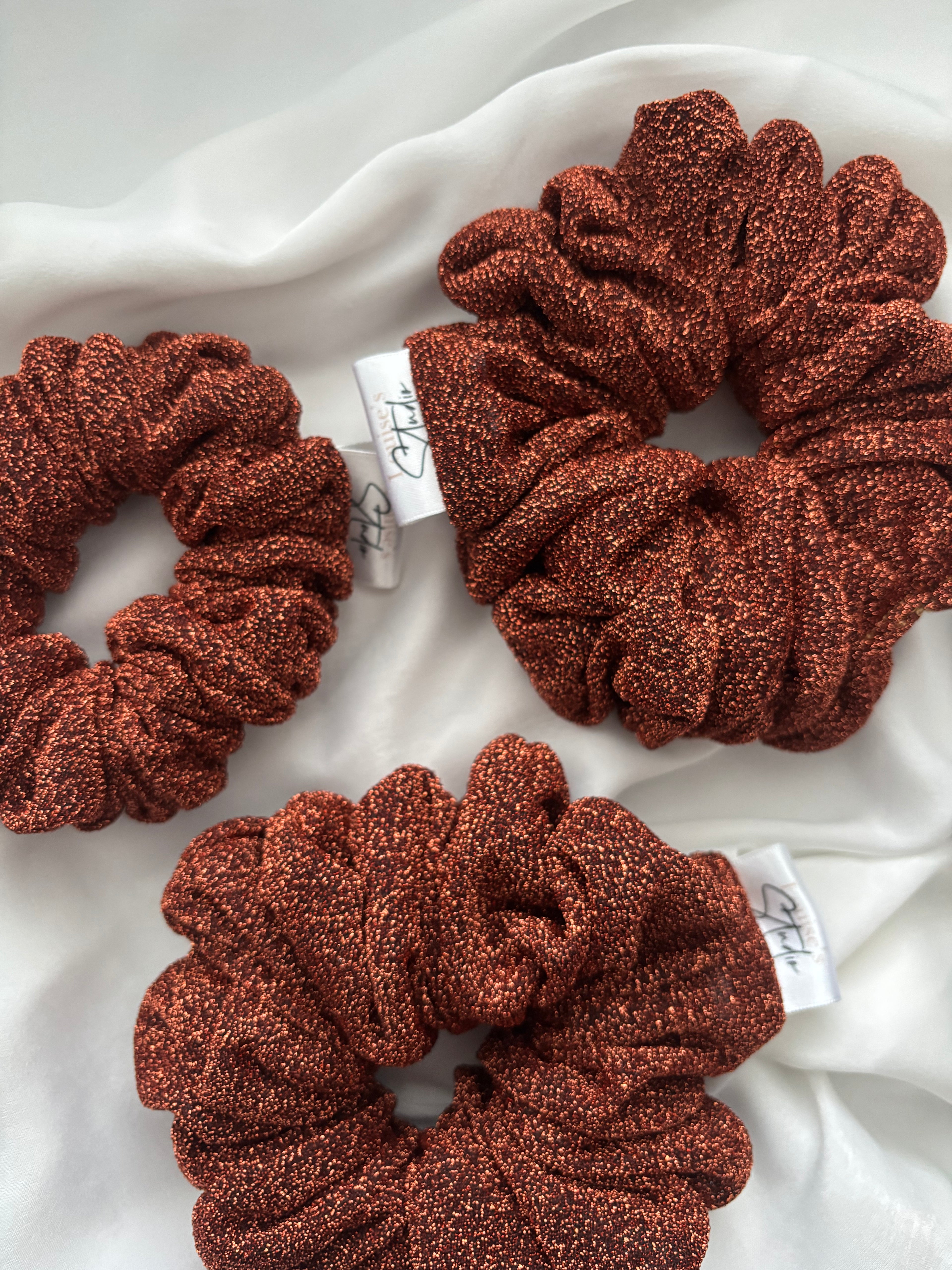 Chocolate Orange Scrunchie