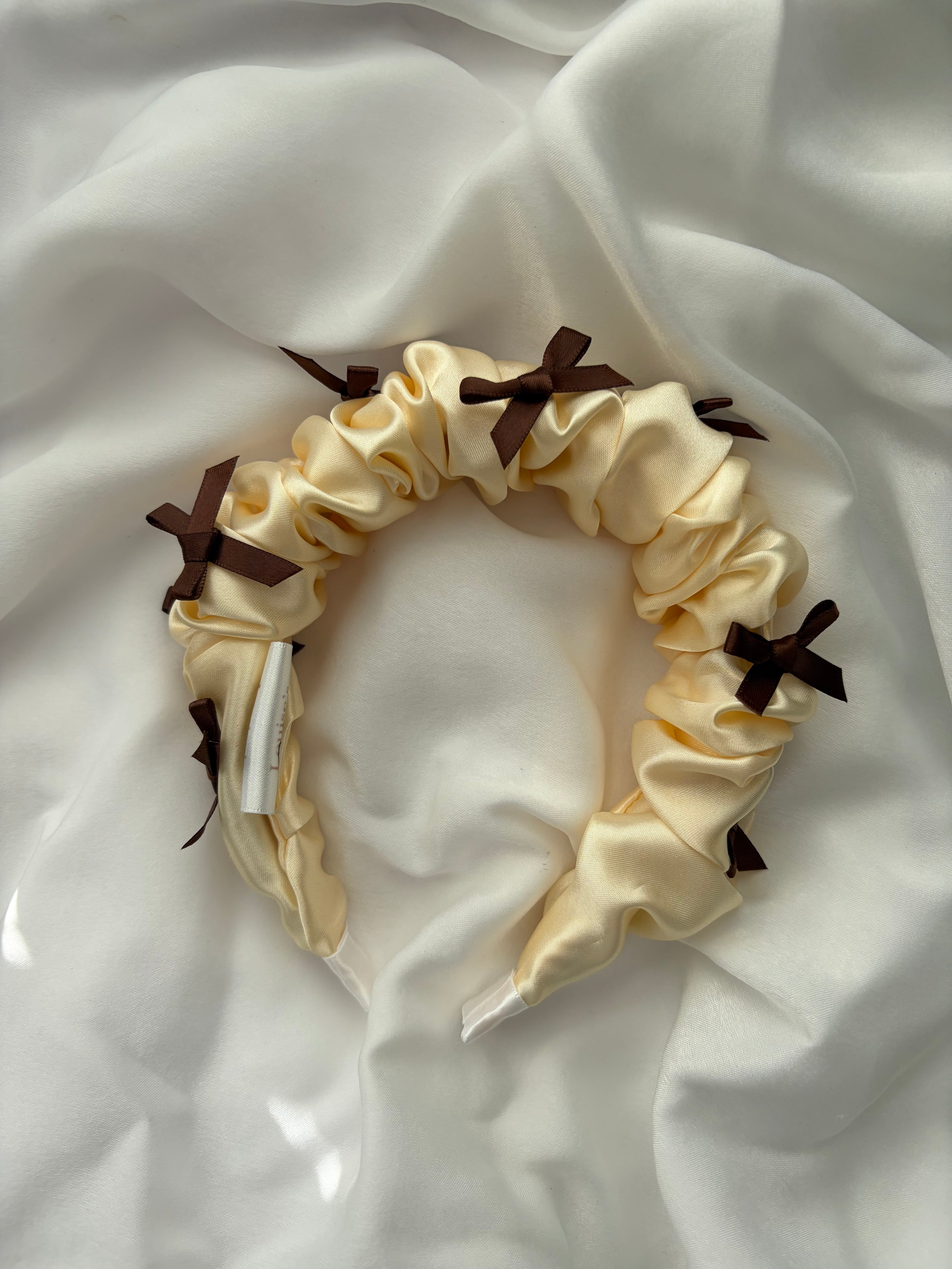 Choco Banana Scrunchie Headband