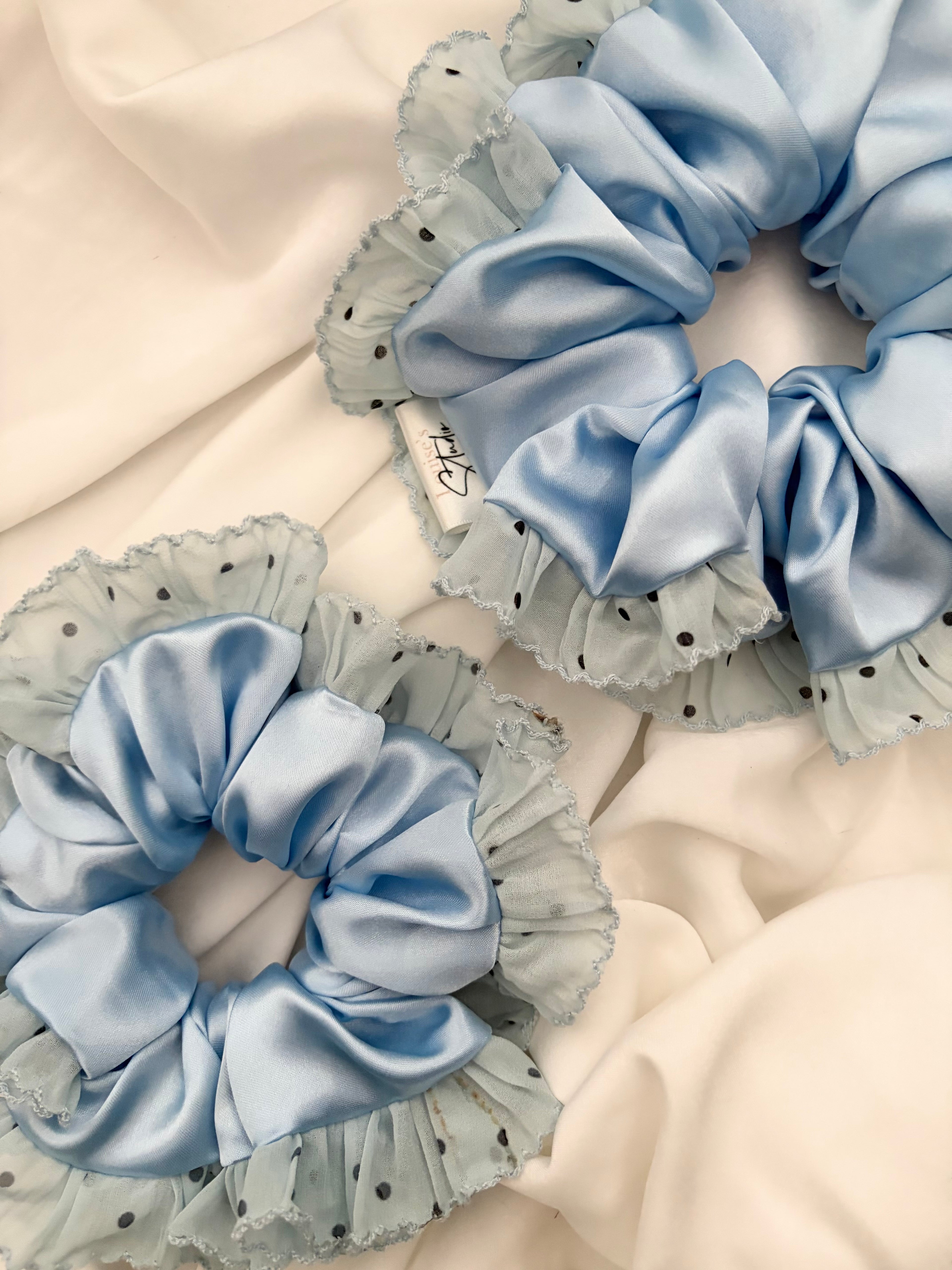 Sky Confetti Scrunchie