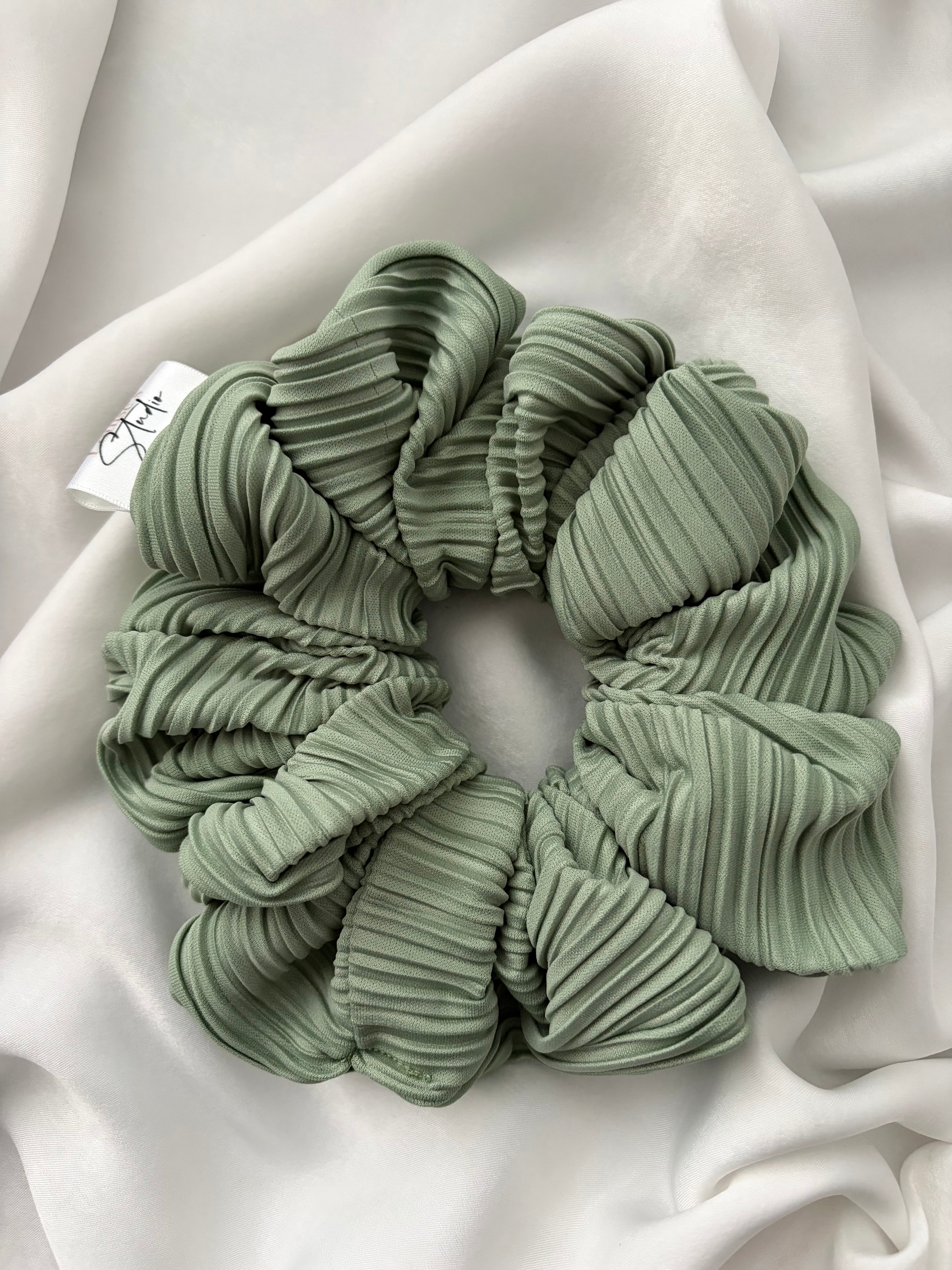Matcha Green Scrunchie