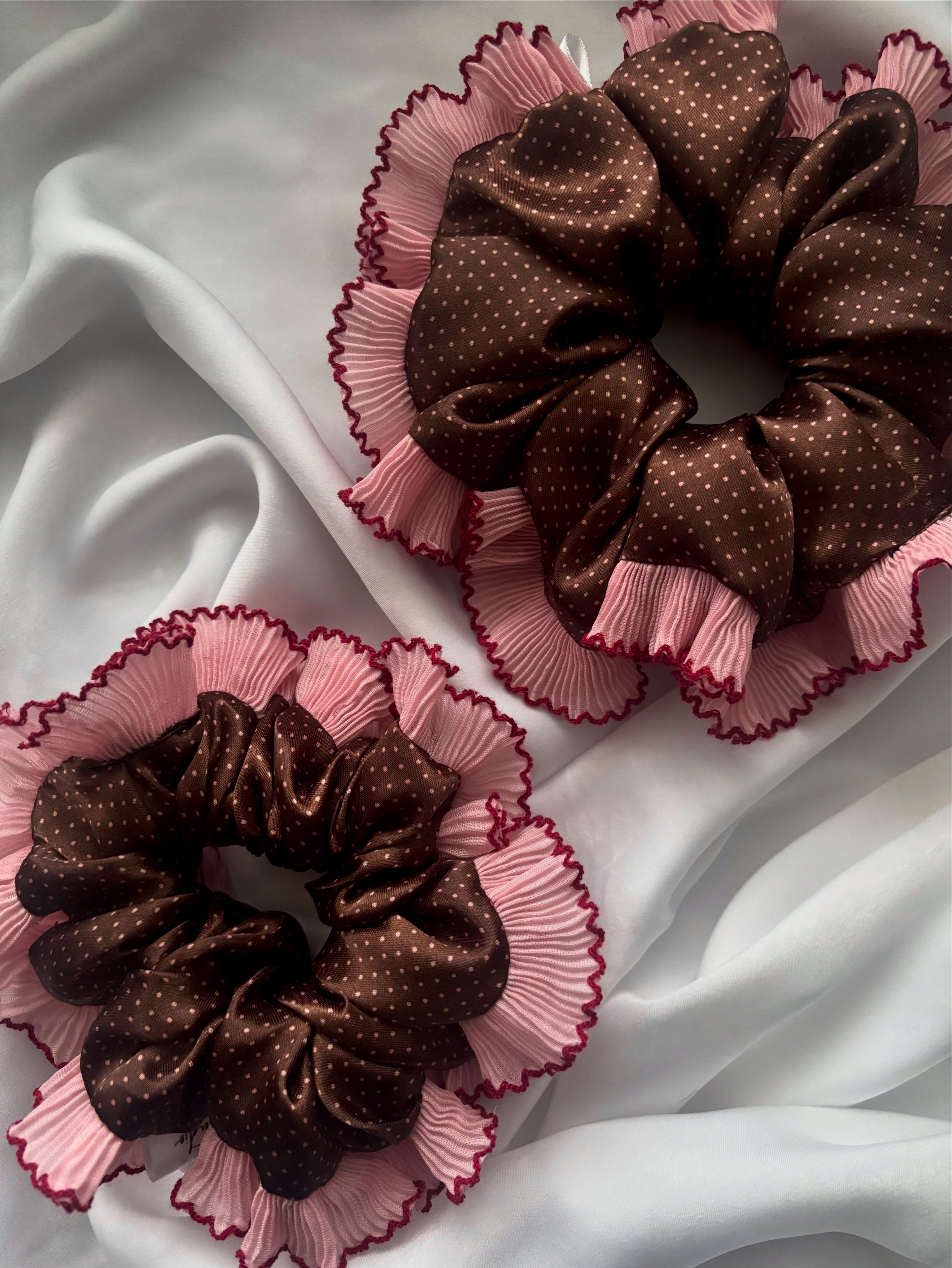 Cocoa Blush Scrunchie