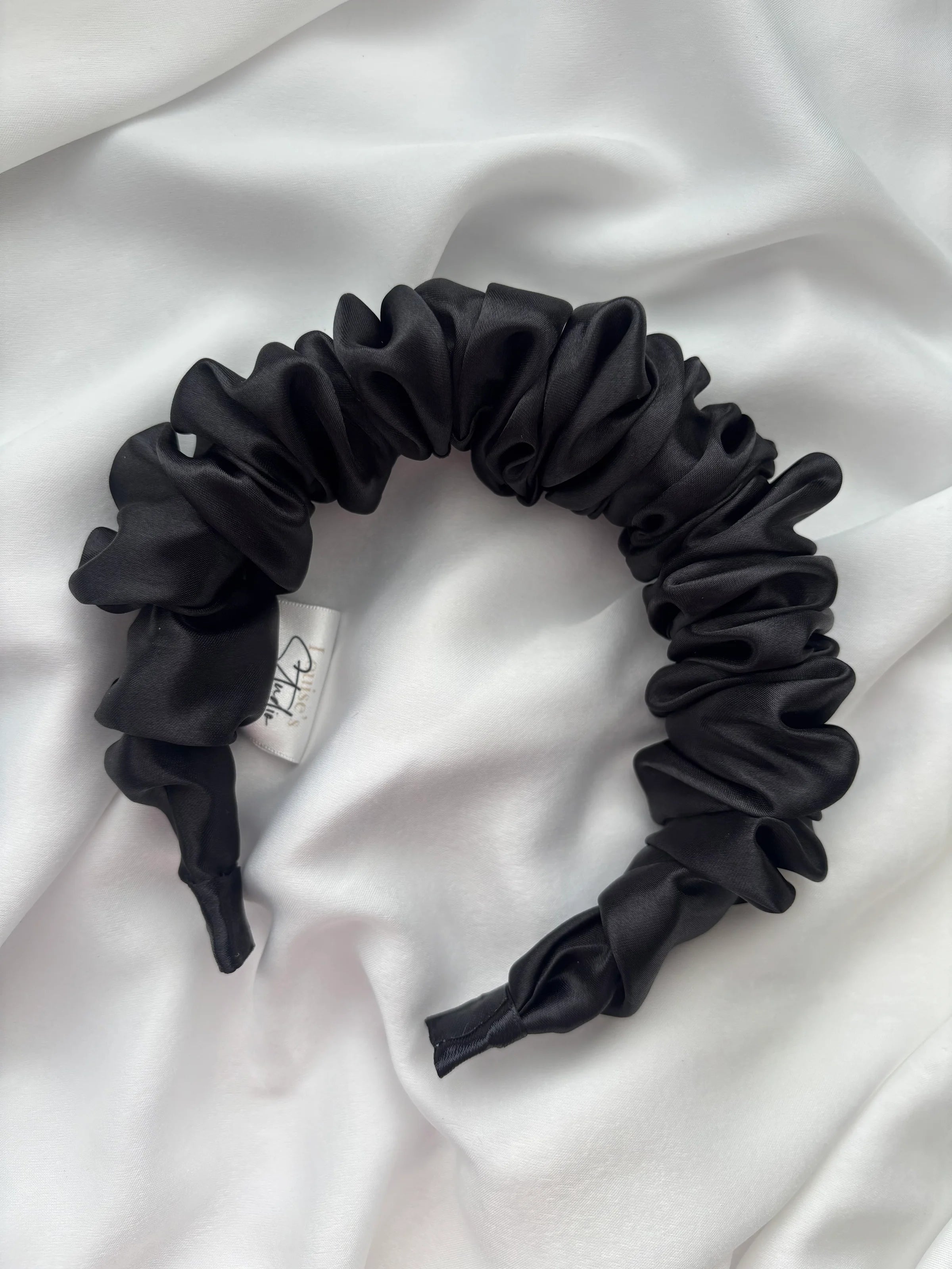 Black Scrunchie Headband
