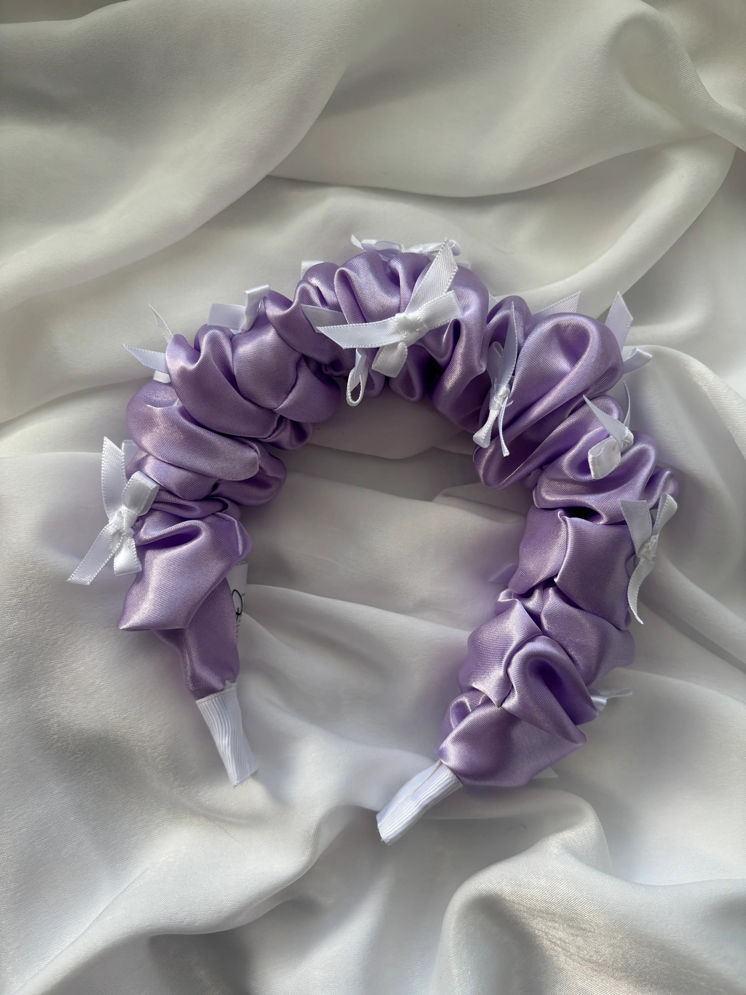 Lavender Bow Headband
