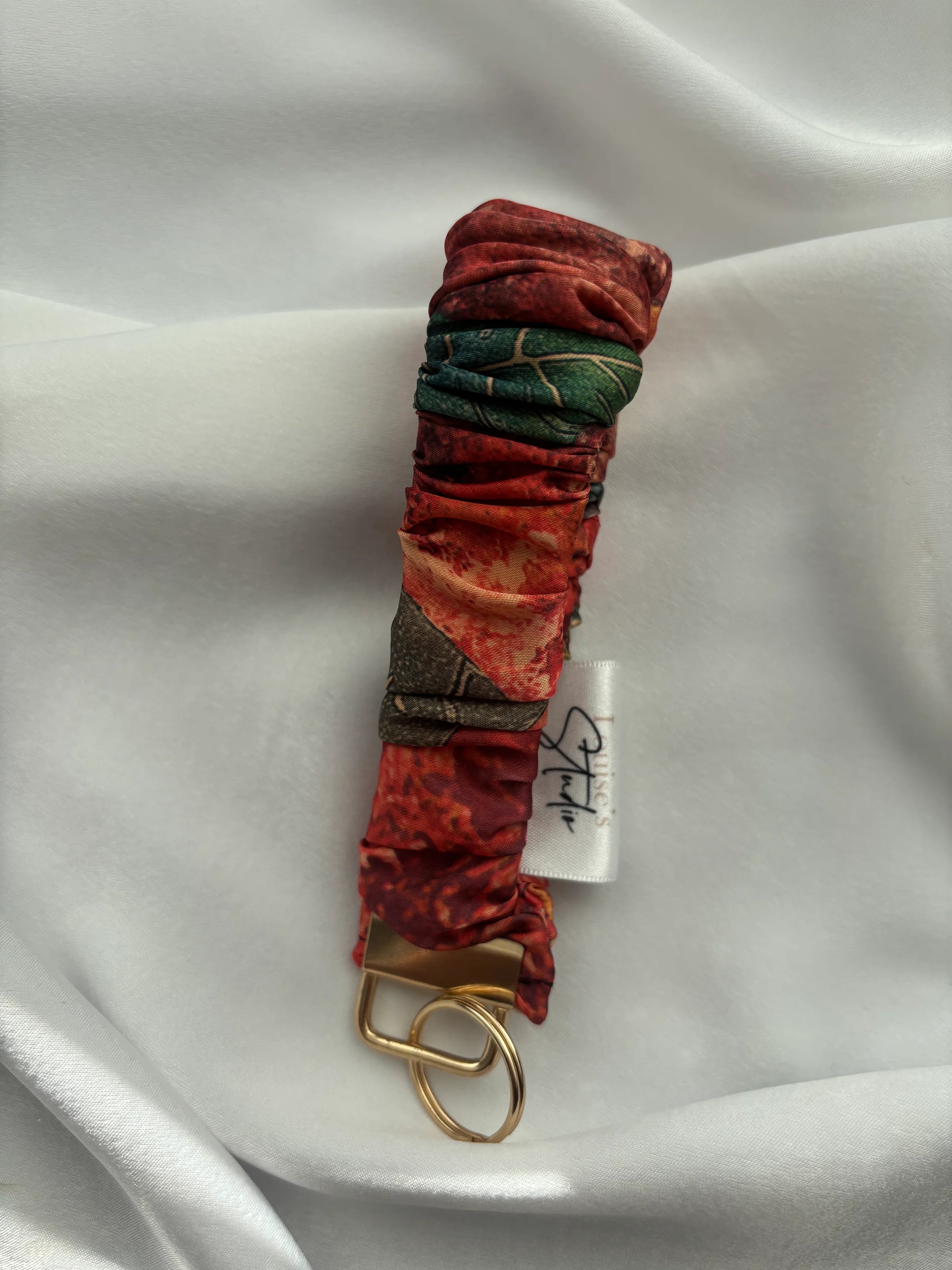 Fall Scrunchie Keyring